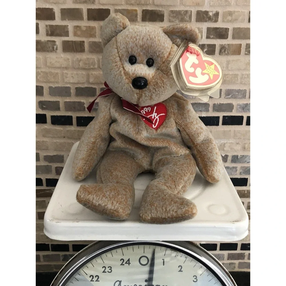 Ty‎ Beanie Baby Babies RARE 1999 SIGNATURE Bear Excellent Condition RETIRED!
